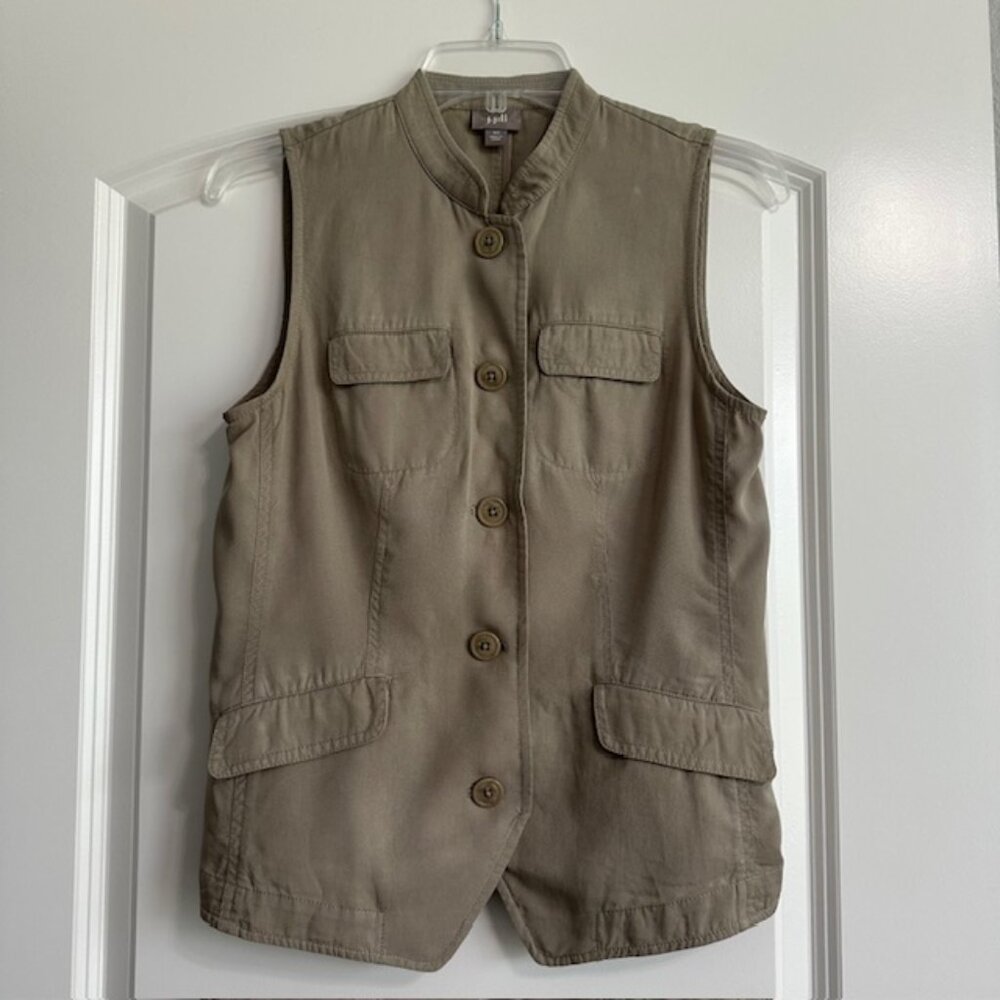 J. Jill Women's Button Up Vest Sz XS
